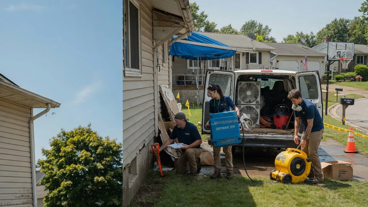 Ceiling Leak Cleanup in Wauseon, OH near me