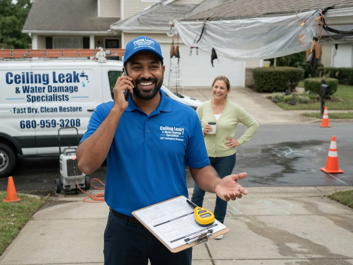 Ceiling Leak Cleanup Wauseon, OH FAQs